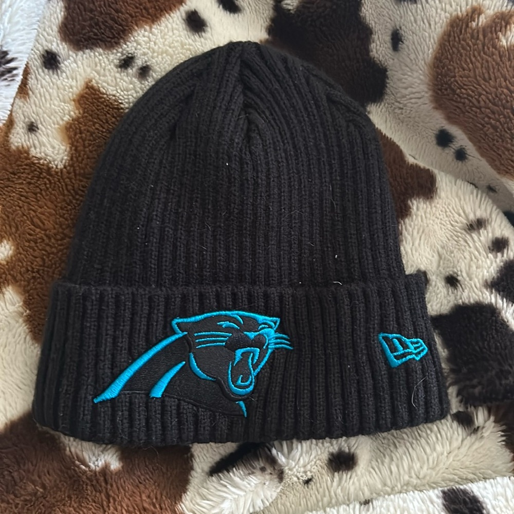 NFL carolina panthers beenie